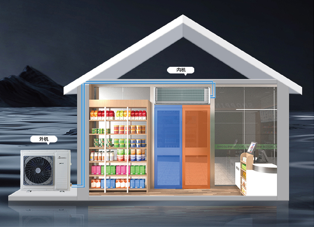 热泵冷暖空气幕