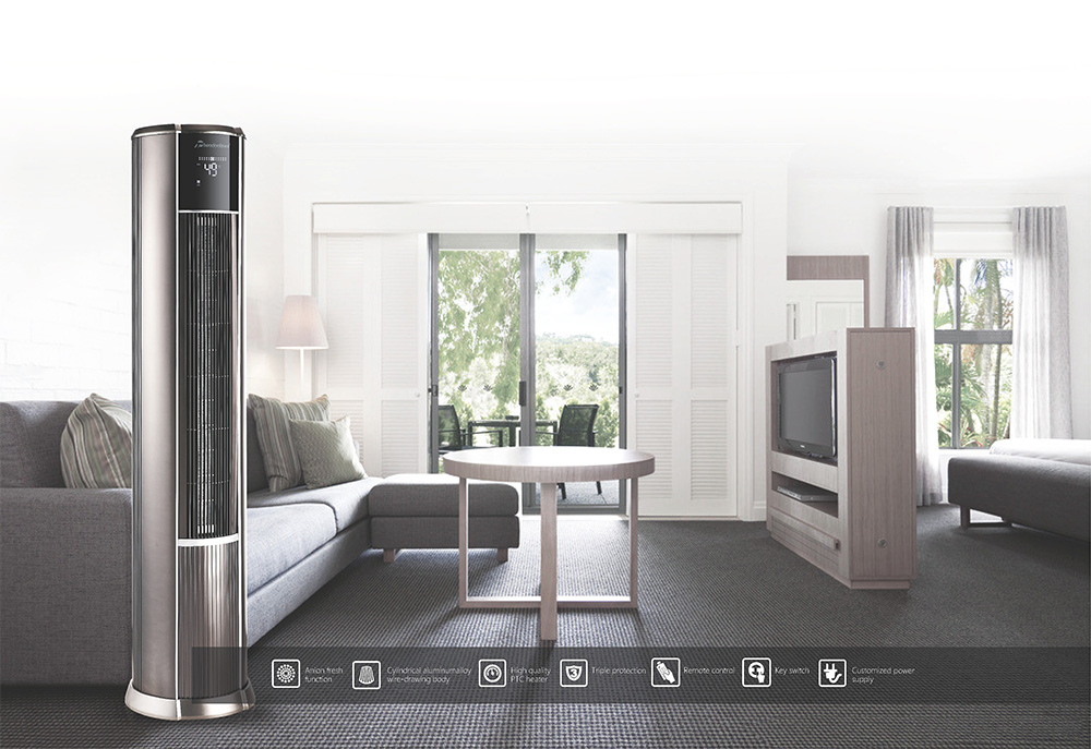 VERTICAL TYPE FAN HEATER