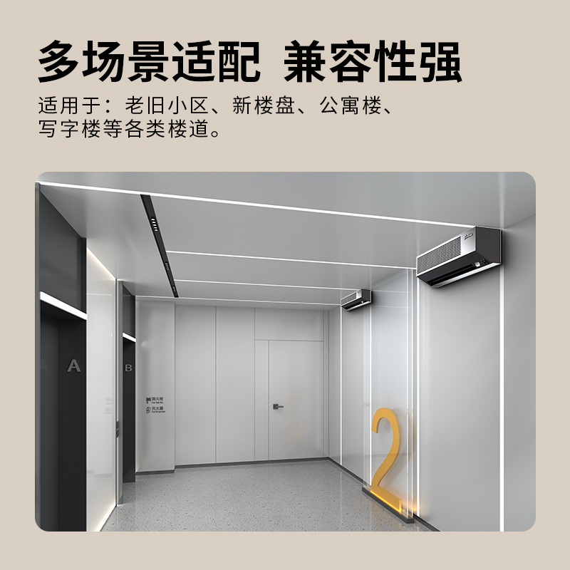 楼道专用风幕机
